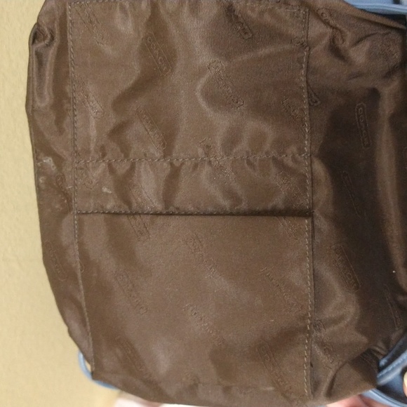 Vintage Coach Legacy Backpack in Light Blue - Picture 5 of 16